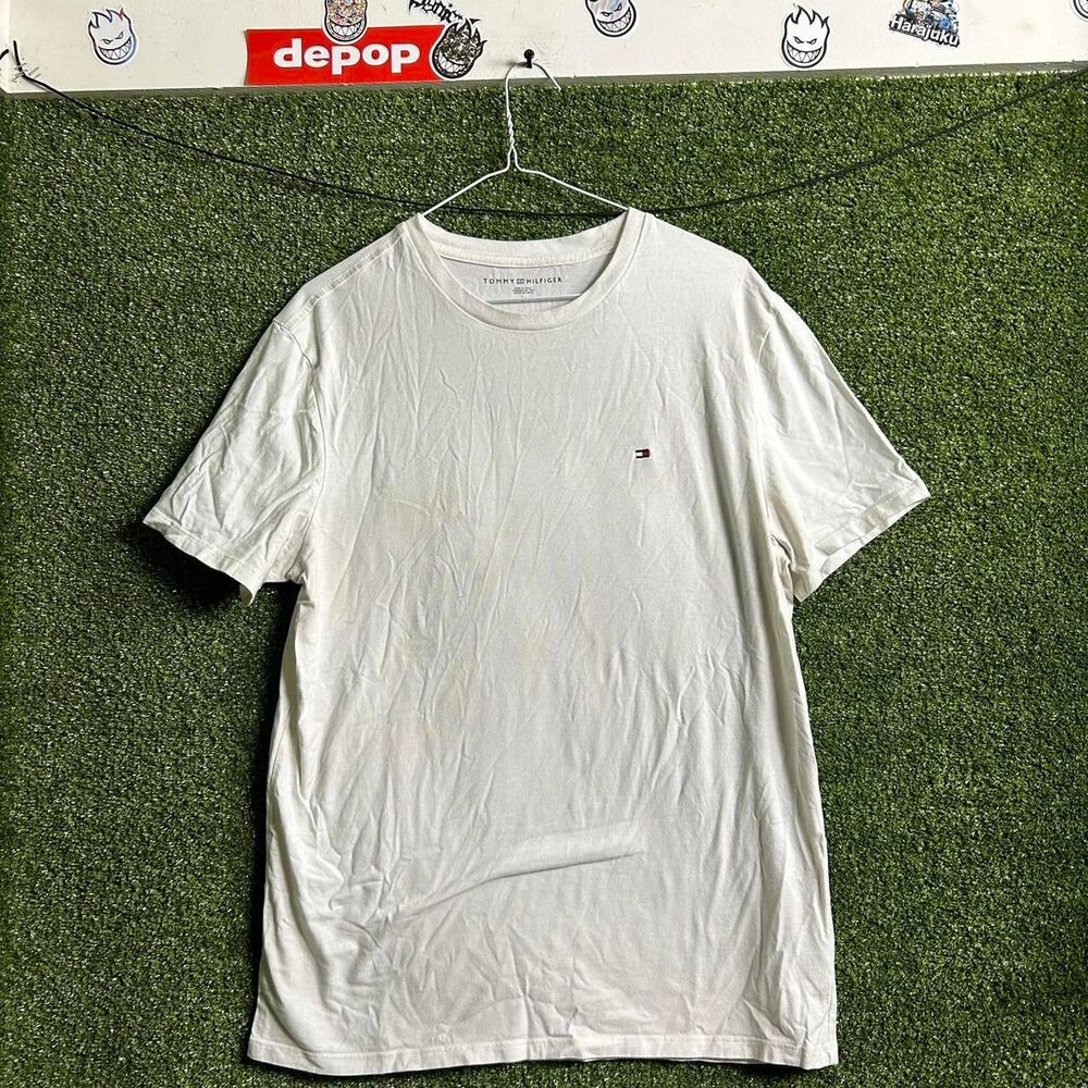 Tommy-hilfiger Men's White T-shirt